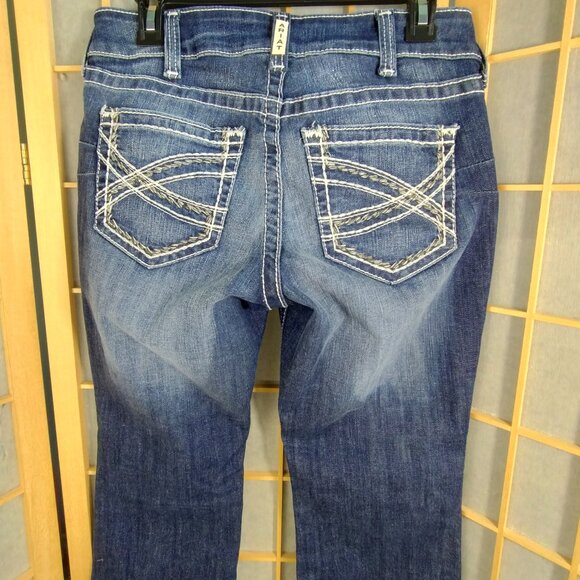 Ariat REAL Midrise BootCut Jeans Size 29S - Picture 3 of 14